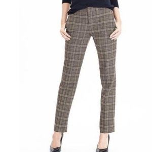 Banana Republic Ryan Fit Plaid Wool Pants Size 8
